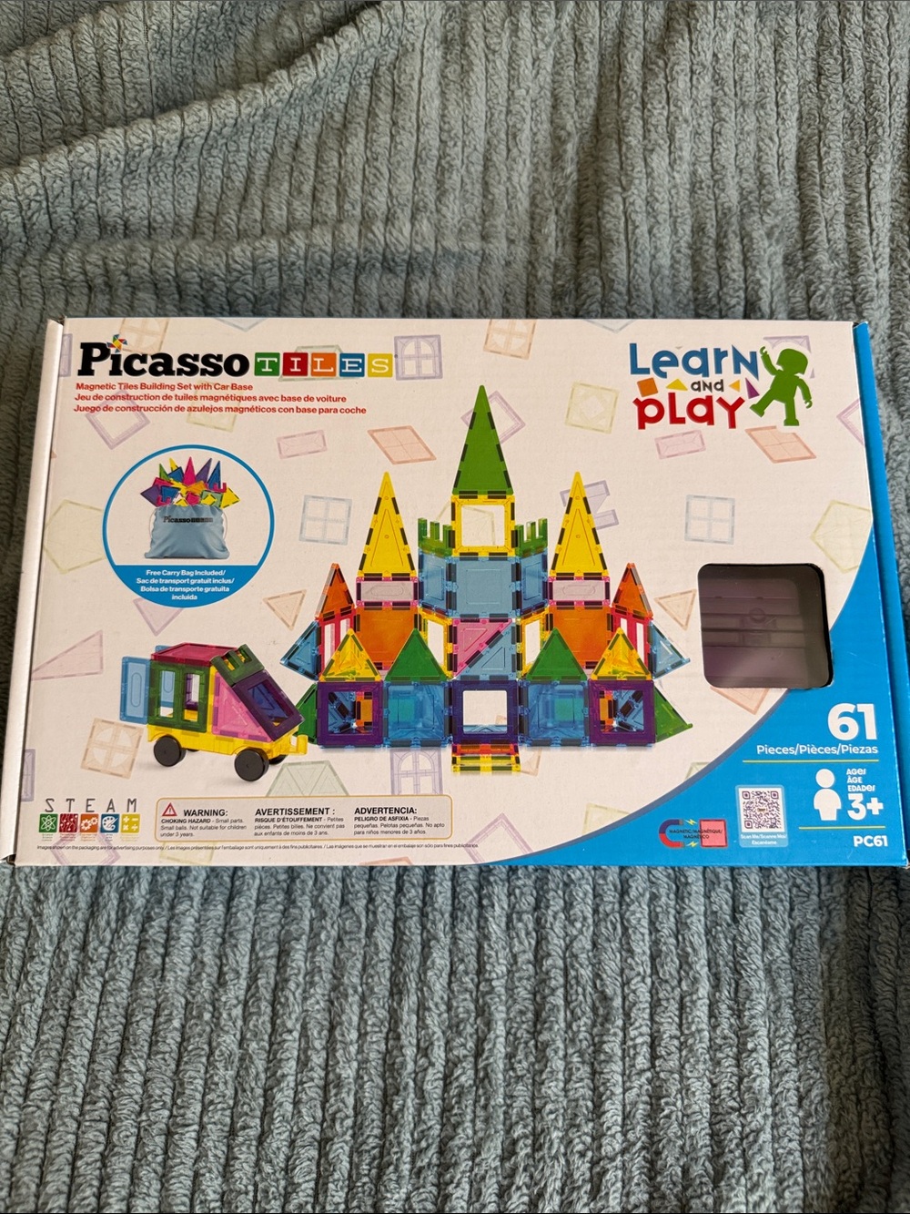 61-Piece Learn and Play Picasso Tiles